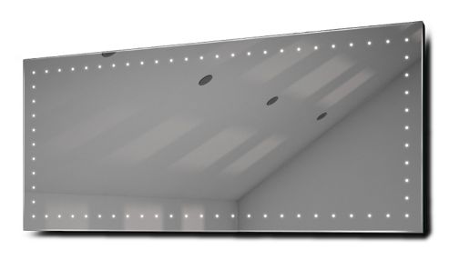 Image of Zita Ultra-slim Led Bathroom Illuminated Mirror With Demister Pad & Sensor K174
