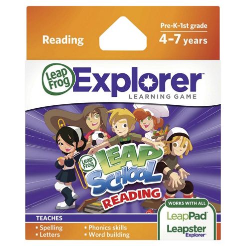 Image of Leapfrog Explorer--- Learning Game: Leapschool Reading