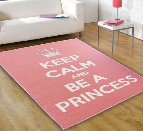 Image of Keep Calm And Be A Princess Rug