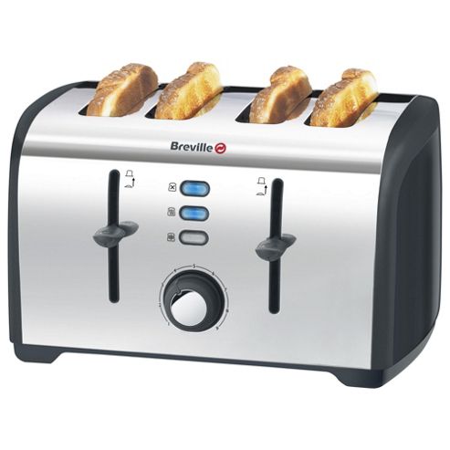 Image of Breville Vtt377 Stainless Steel 4 Slice Toaster