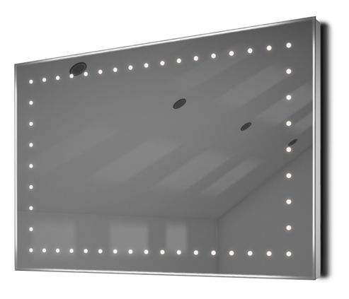 Image of Auto Colour Change Rgb Ultra-slim Bathroom Mirror With Demister & Sensor K170rgb