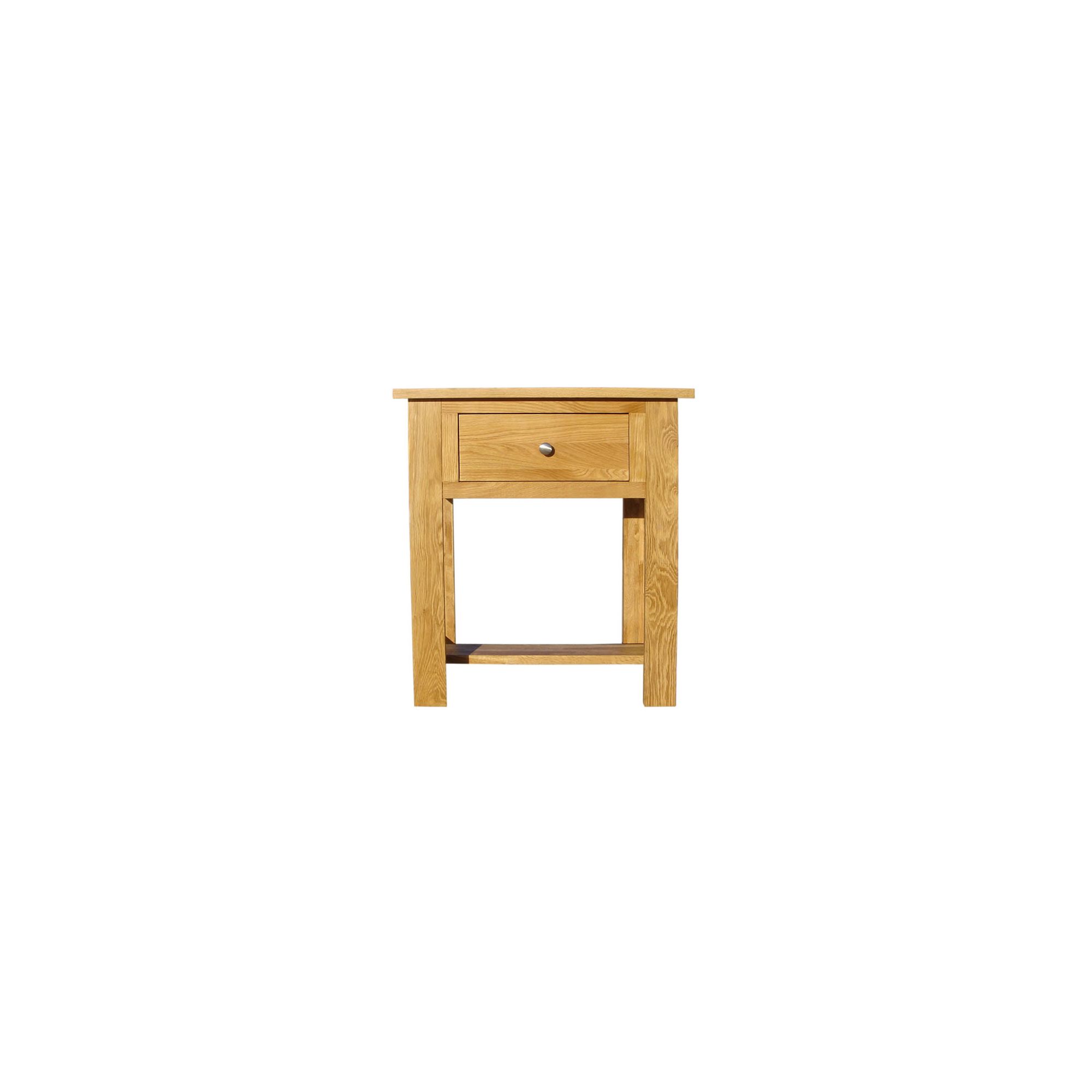 Home Zone Furniture Lincoln Oak 2009 Small Console Table at Tesco Direct