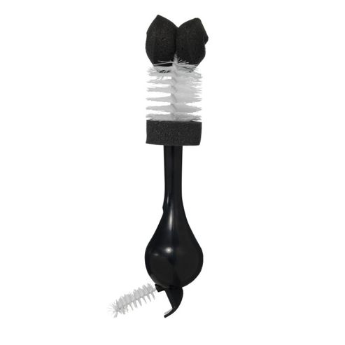 Image of The First Years Double Sponge Bottle Brush (black)
