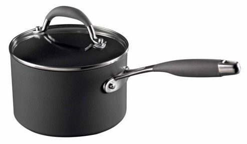 Image of Raymond Blanc 16cm Hard Anodized Aluminium Saucepan