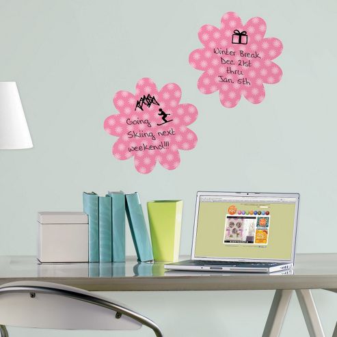 Image of Wallpops Daisy Dry Erase Dot Wall Stickers