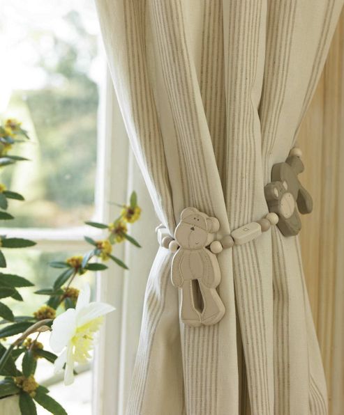 Image of Mamas & Papas - Once Upon A Time - Tab Top Lined Curtains