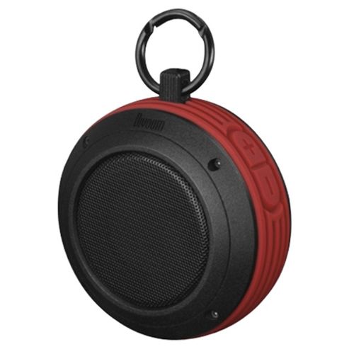 Image of Divoom Voombox Travel Bluetooth Speaker, Red