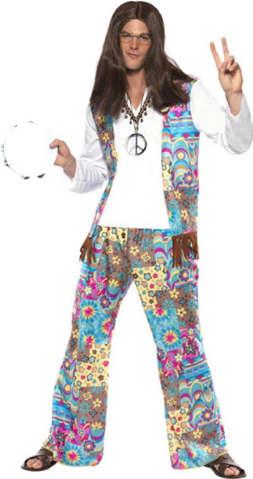 Image of Hippie - Adult Costume Size: 38-40