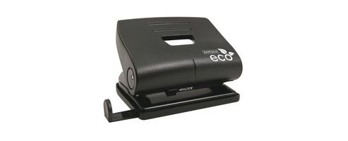 Image of Rapesco Eco Medium 2- Hole Punch Capacity 20 Sheets Black 1086