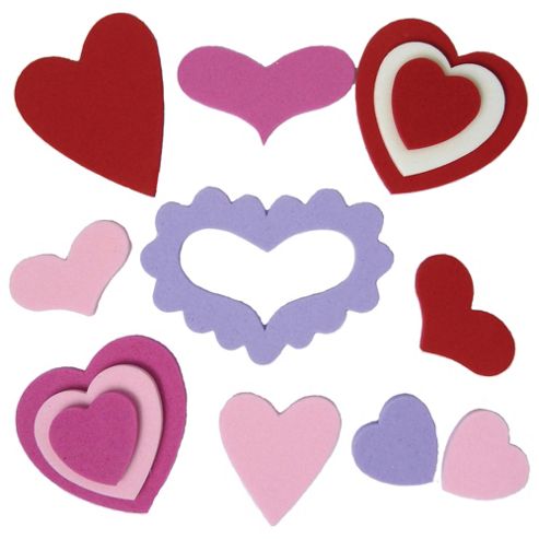 Image of Heart Shapes Peel & Stick Bucket