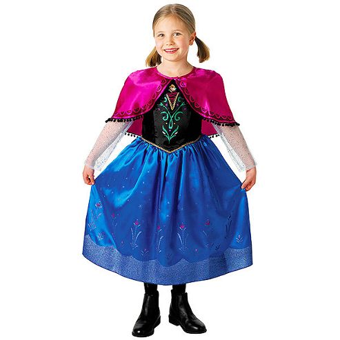 Image of Anna Deluxe Disney Frozen Costume - Medium 5-6 Years