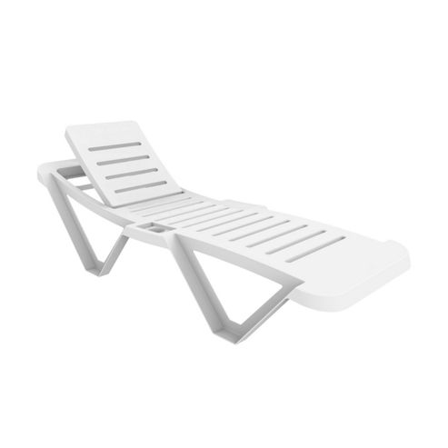Image of Resol Master White Sun Lounger - X1 Sun Lounger - Uv Resistant