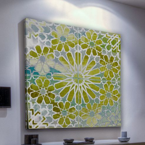 Image of Parvez Taj Boucles Canvas Wall Art - 45 Cm H X 45 Cm W X 5 Cm D