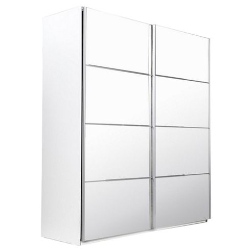Image of Smith Slider H206 X W180cm White With Mirrors