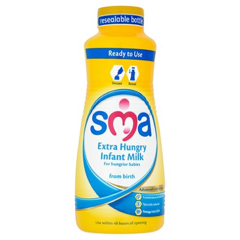 Image of Sma Extra Hungry Infant Milk For Hungrier Babies 1 Litre