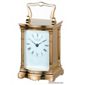 David Peterson Ltd Quartz Bow Fronted Carriage Clock