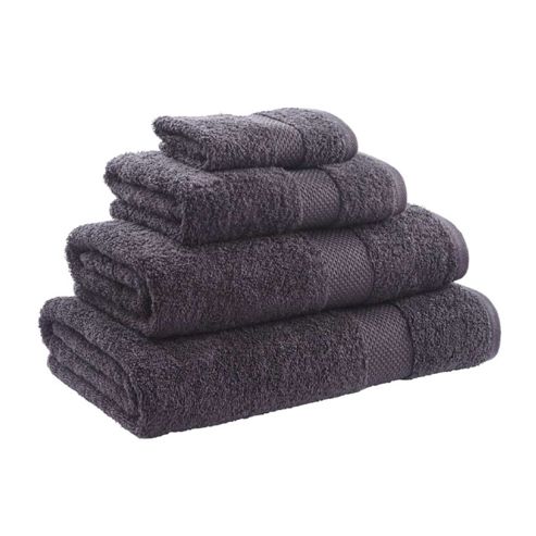 Image of Catherine Lansfield Home Egyptian Towel Hand Towel, 50x85, Black