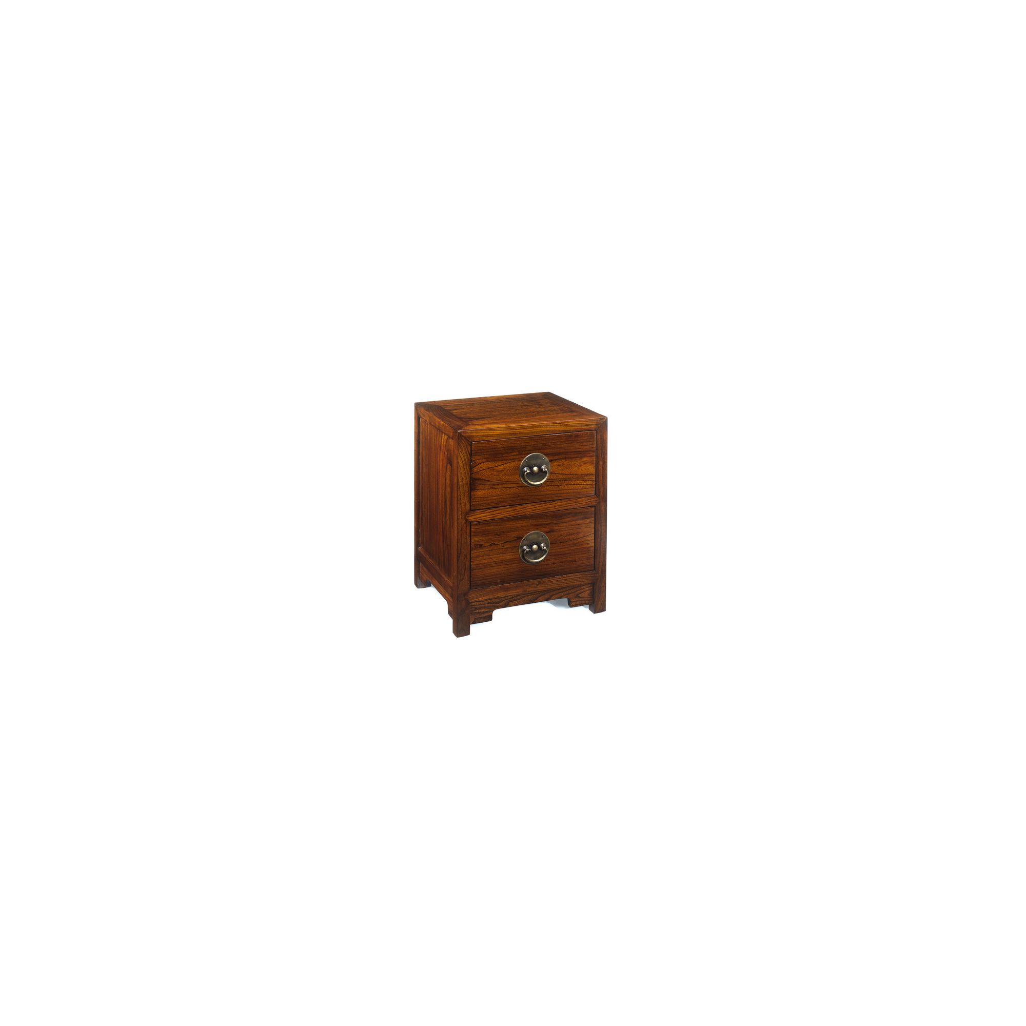 Shimu Chinese Classical Ming Two Drawer Chest - Warm Elm at Tesco Direct