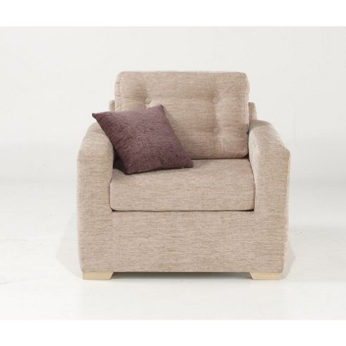 Image of Button Back Chair - Champagne