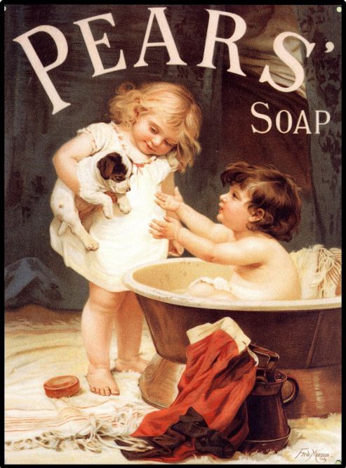 Image of Pear's Soap Pear's Puppy Tin Sign