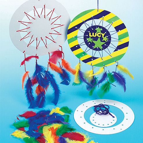 Image of Design A Dreamcatcher For Children (6 Pcs)
