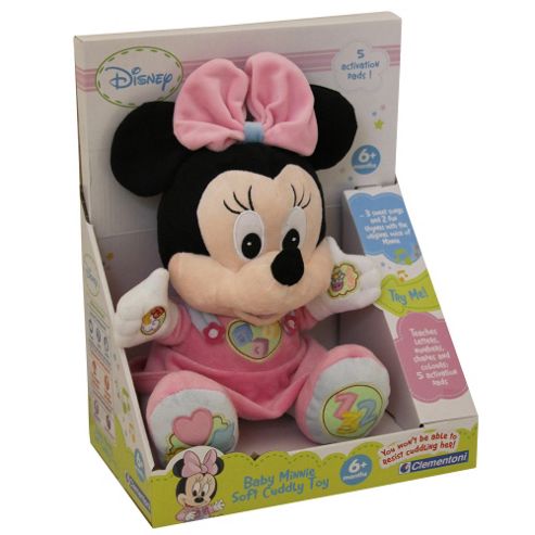 Image of Talking Baby Minnie Mouse Soft Cuddly Toy