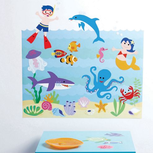 Image of Kids Aquarium Wall Stickers