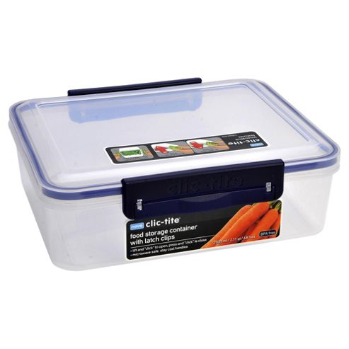 Image of Clic-tite 2l - Clear With Navy Clips