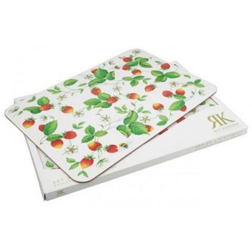 Image of Roy Kirkham Alpine Strawberry Placemats Set Of 6