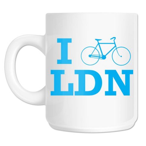 Image of I Bike London 10oz Ceramic Mug