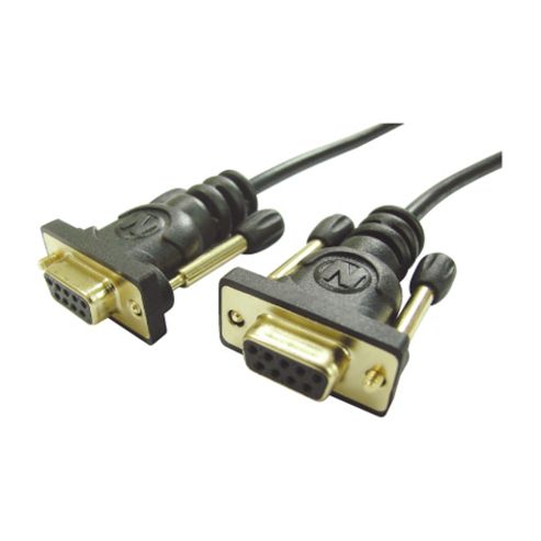Image of Serial Null Modem 9-pin Female To 9-pin Female