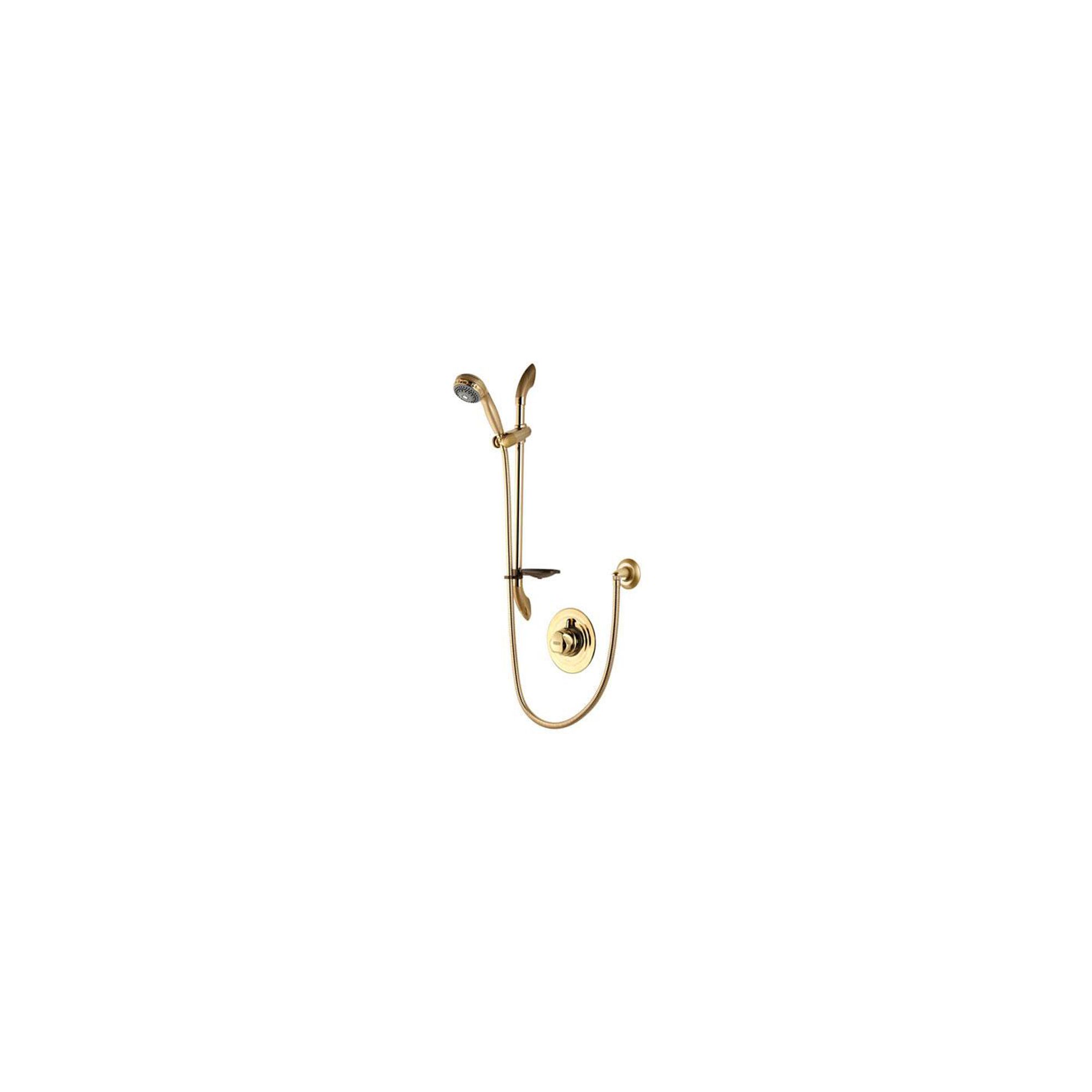 Aqualisa Aquavalve 700 Concealed Shower Valve with Adjustable Shower Head Gold at Tesco Direct