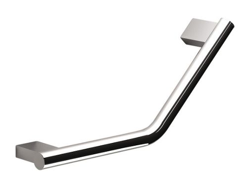 Image of Sonia Lux Angled Grab Bar In Chrome
