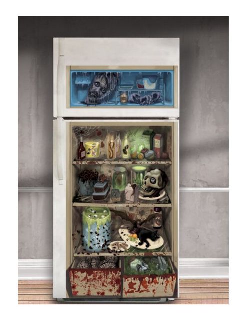 Image of Halloween Fridge Door Cover