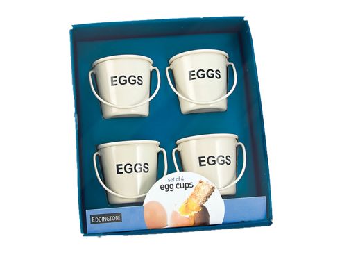 Image of Eddington 83012 Egg Bucket Egg Cups Cream X4
