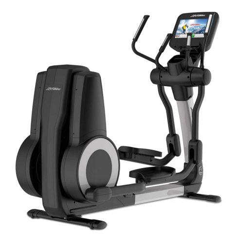 Image of Life Fitness Platinum Club Discover Se Elliptical Wifi - Arctic Silver