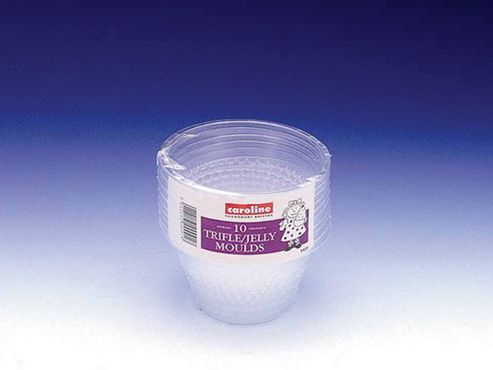 Image of Caroline T1421 Jelly/trifle Moulds Clear X10