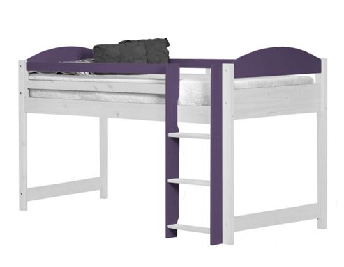 Image of Maximus Mid Sleeper White With Lilac Details