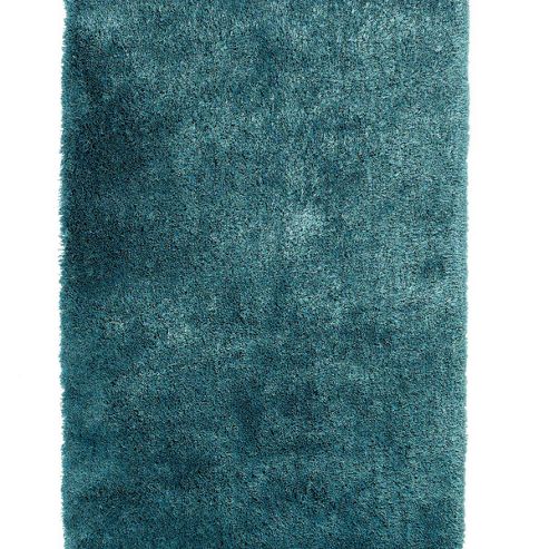 Image of Oriental Carpets & Rugs Arctic Blue Tufted Rug - 170cm L X 110cm W
