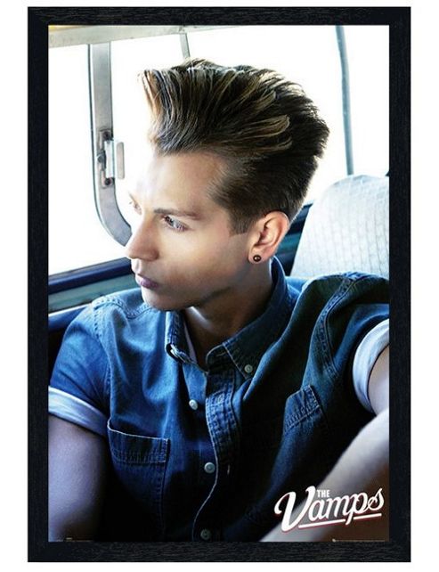 Image of Black Wooden Framed The Vamps James Daniel Mcvey Poster