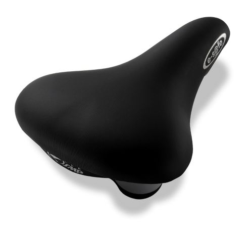 Image of Smp Double Elastosafe Black Unisex Saddle With Es5