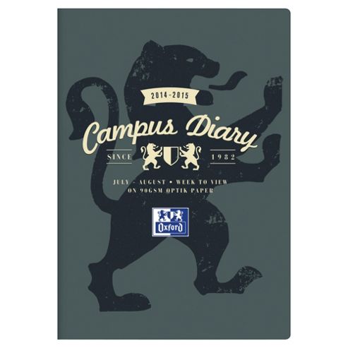 Image of Oxford Campus A5 Week To View Diary