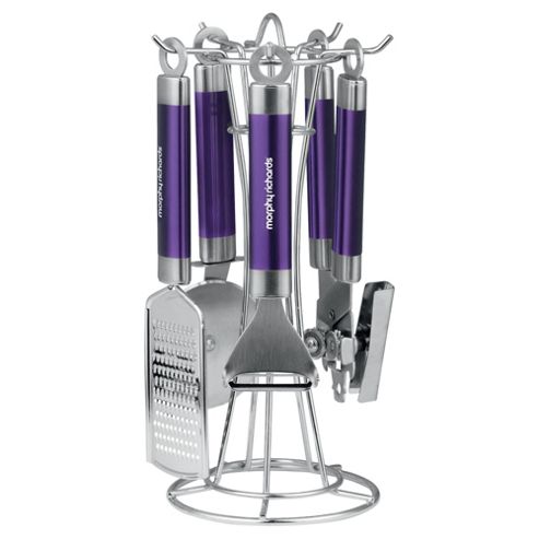 Image of Morphy Richards Accents Gadget Set, 4 Piece, Purple