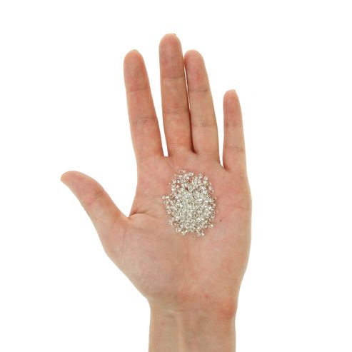 Image of Czech Seed Bead 8/0 Op Pearl White