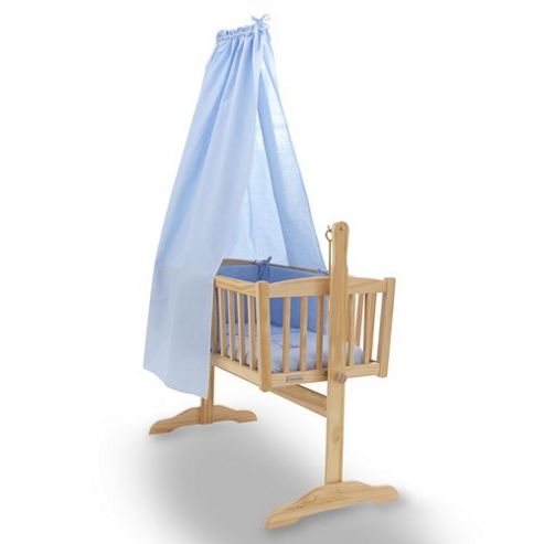 Image of Clair De Lune Cot & Crib Freestanding Drape Set (blue)