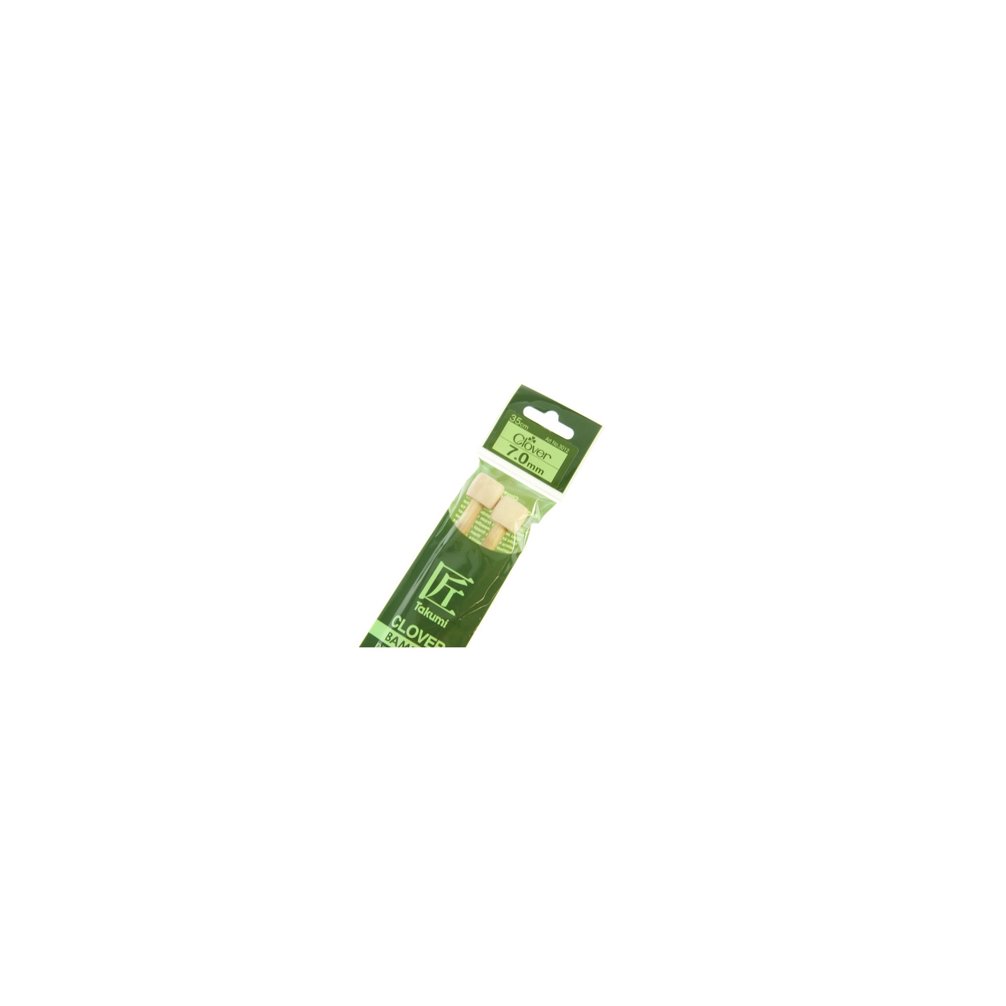 Clover Takumi Bamboo Knitting Needles 70mm 2pk
