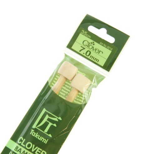 Image of Clover Takumi Bamboo Knitting Needles - 7.0mm - 2pk