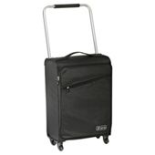 Z Frame 4-Wheel Super-Lightweight Suitcase, Black Small