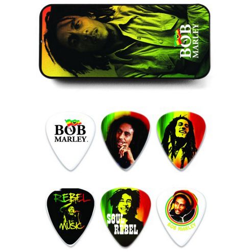 Image of Bob Marley Rasta Pick Tin, Medium - 6 Picks