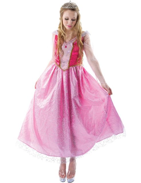 Image of Adult Fairytale Princess Fancy Dress Costume Small